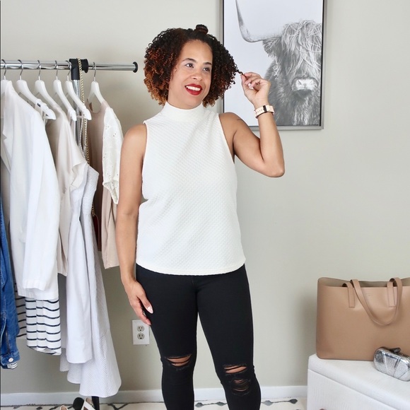 Anthropologie Tops - Anthropologie Mock Neck Tank